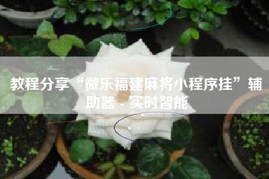 教程分享“微乐福建麻将小程序挂	”辅助器 - 实时智能